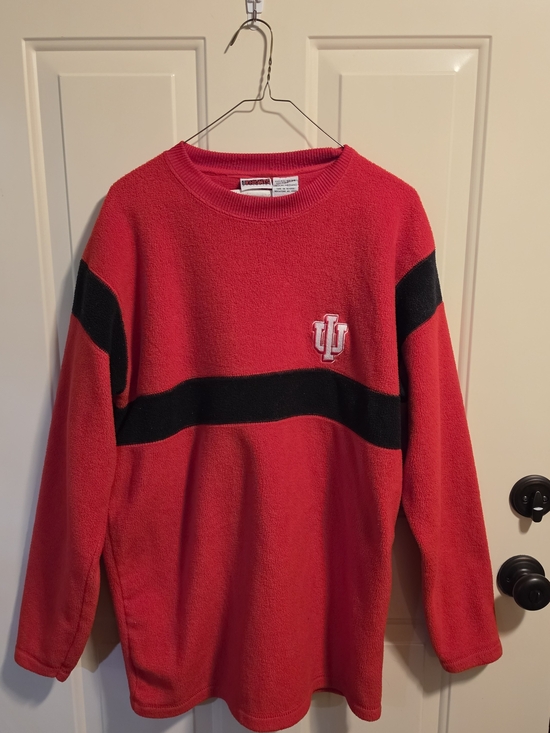 iron knights athletics Other - IU Red Crewneck Sweater with Black Stripe